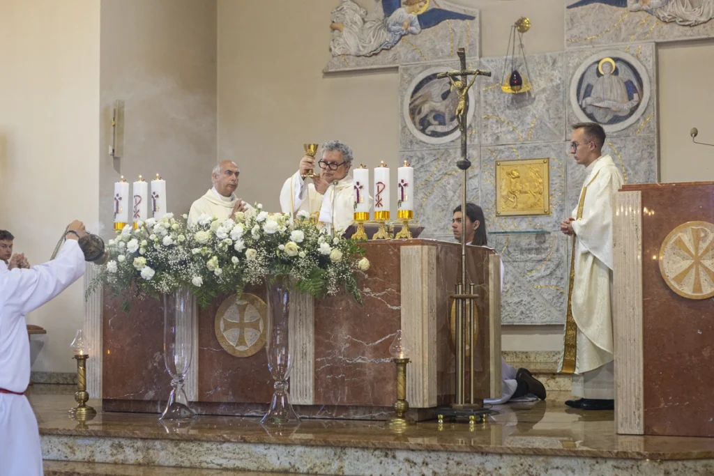 Eucharystia w kościele św. Jana w Sierakowicach