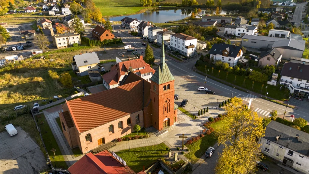 Sierakowice z lotu ptaka