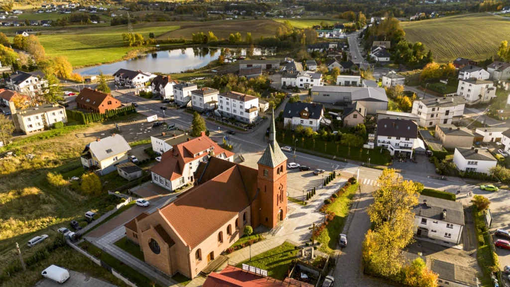 Kościół w lotu ptaka